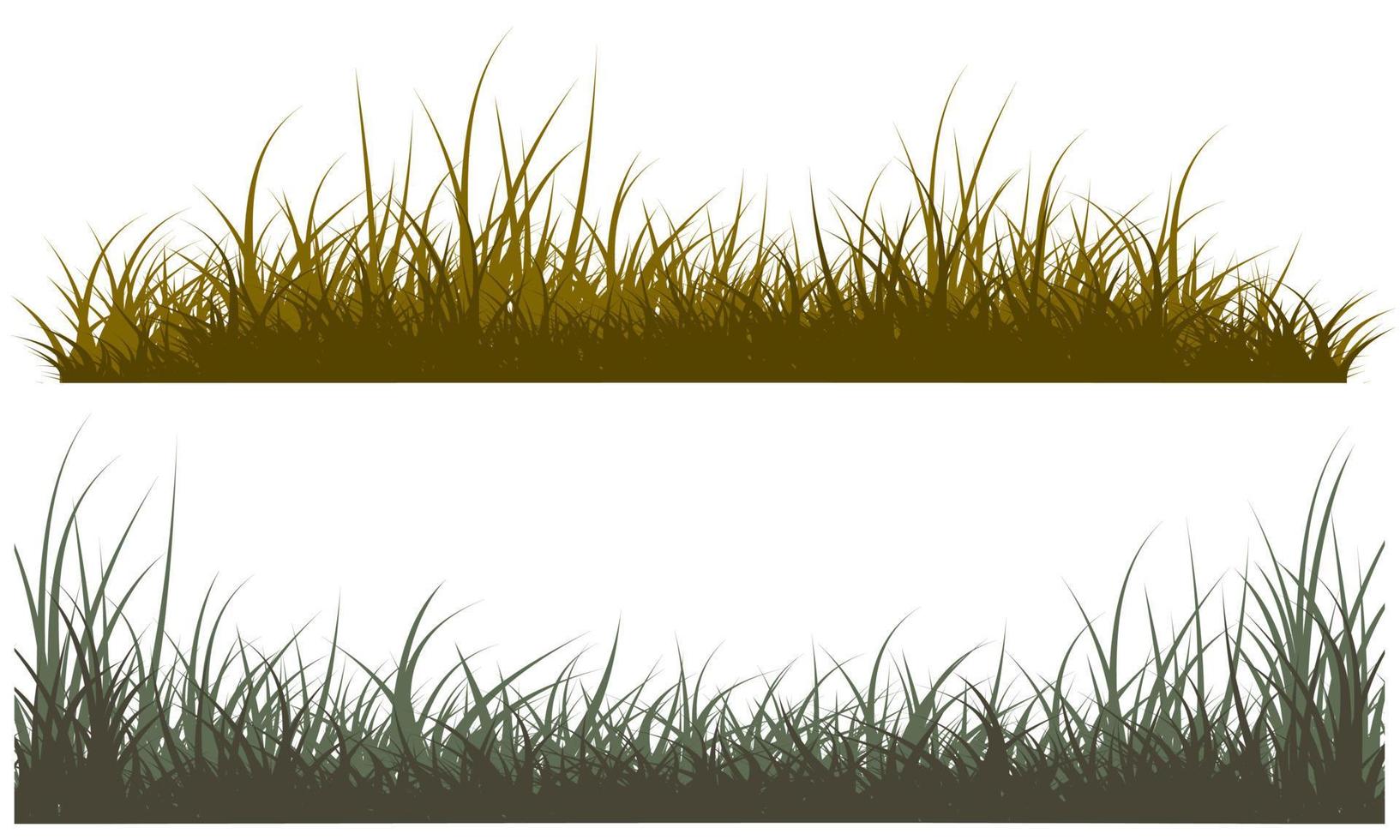herbe sèche, herbe morte vecteur