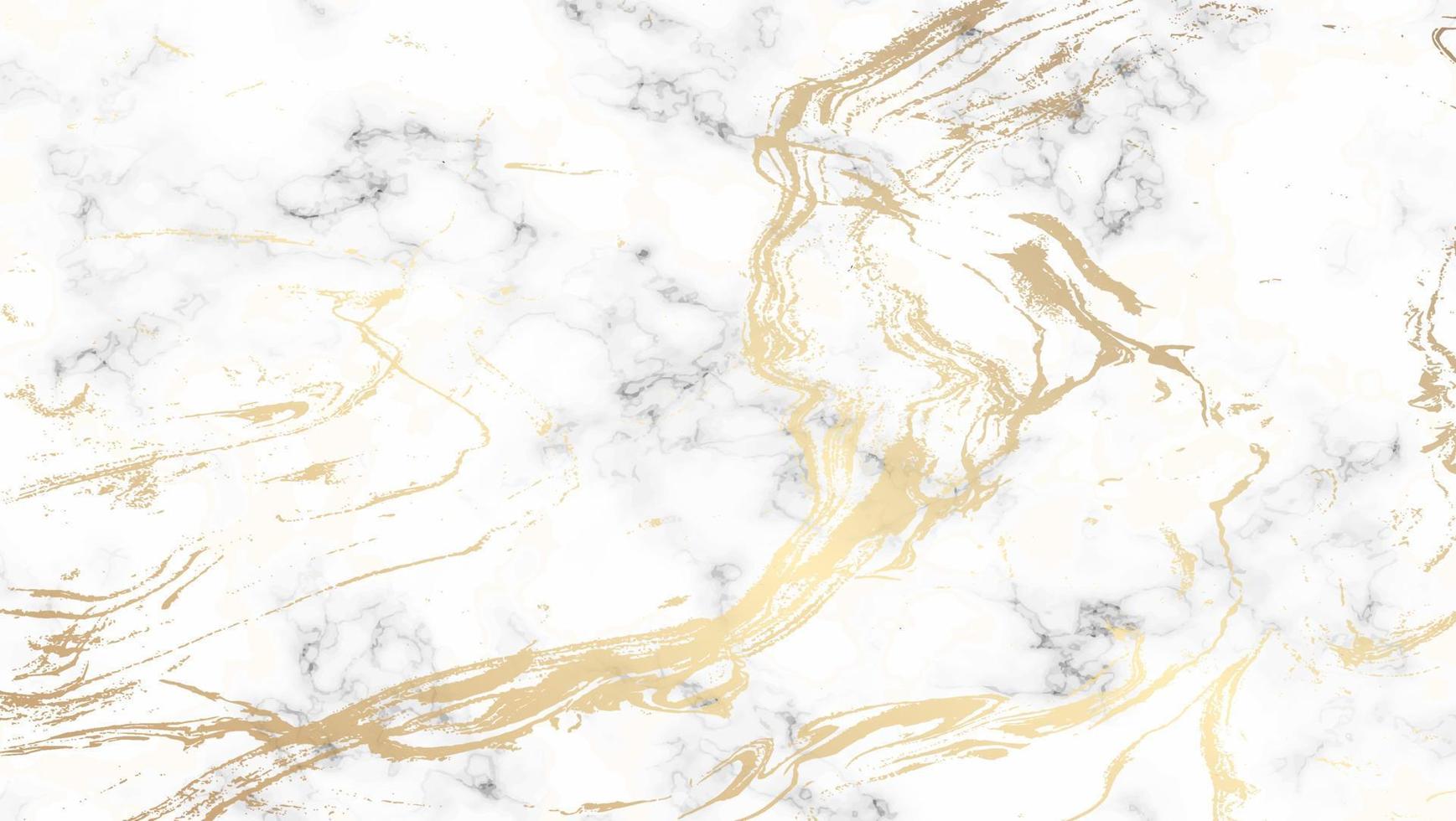 marbre avec illustration vectorielle de fond texture dorée vecteur
