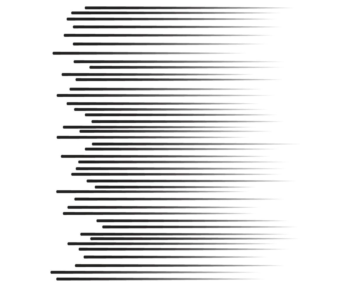 Lignes de vitesse volant modèle sans couture de particules, lutte contre la texture graphique de timbre manga, lignes horizontales de vitesse de bande dessinée sur fond blanc vecteur