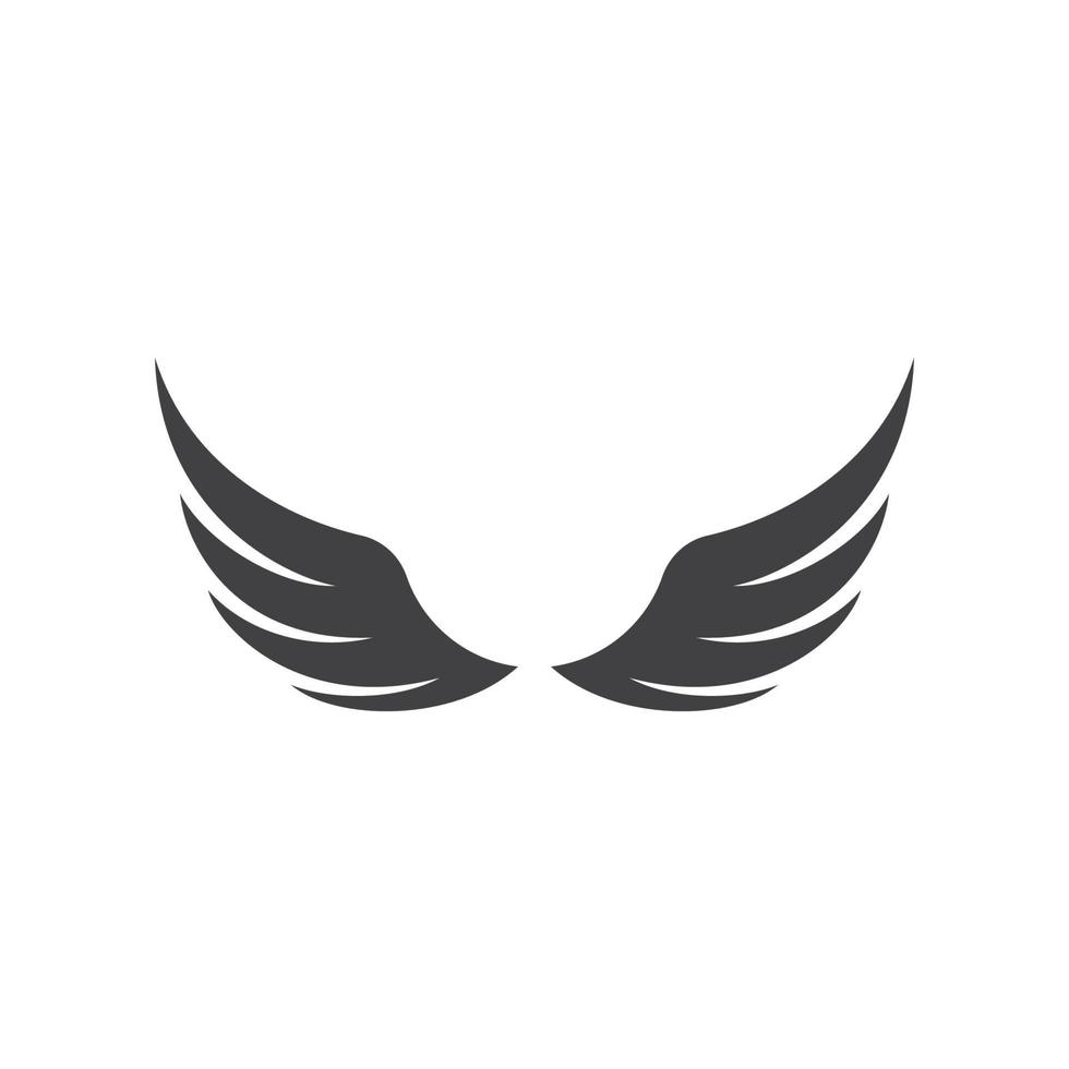 aile logo icône illustration vectorielle vecteur