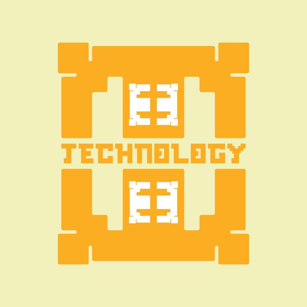 idées de conception de logo de technologie vecteur