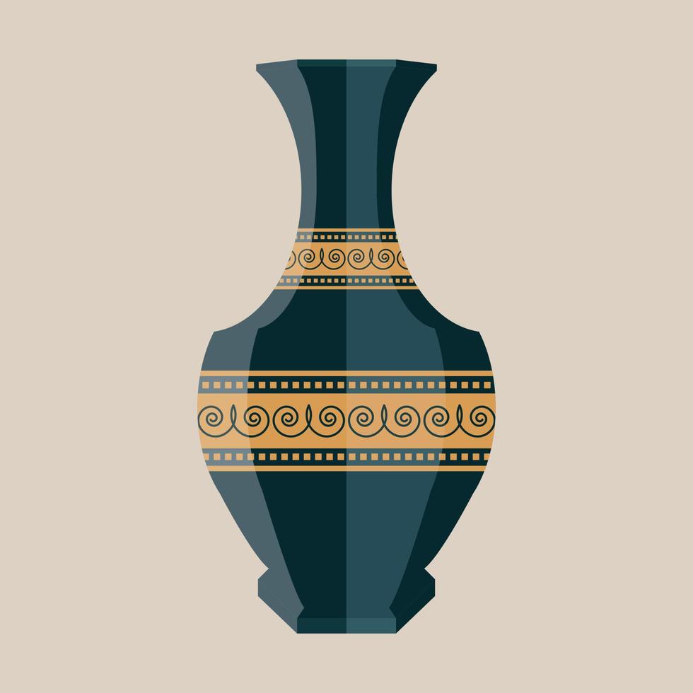 icône du musée du vase antique. - vecteur. vecteur