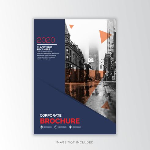 Rapport annuel Corporate Design créatif vecteur