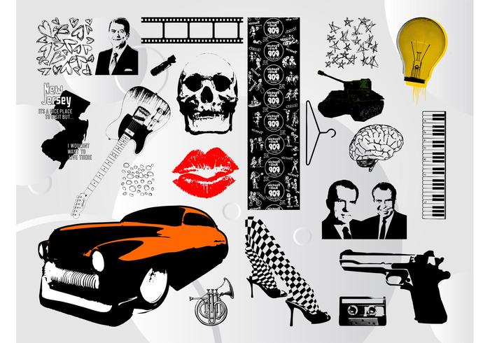 Cool Pack d'images vectorielles vecteur