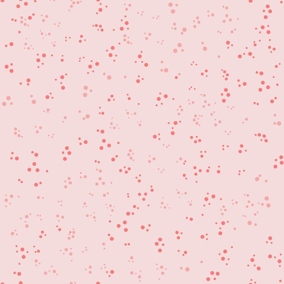 points de cercle abstrait motif transparent dans la palette de couleurs rose bébé vecteur