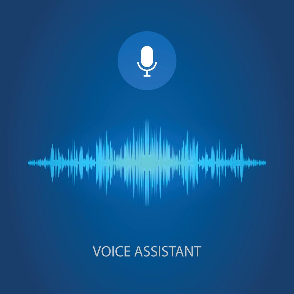 assistant vocal personnel soundwave vecteur