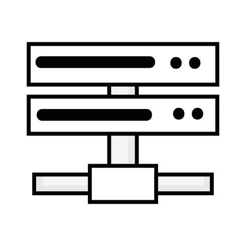 réseau de données en ligne vecteur