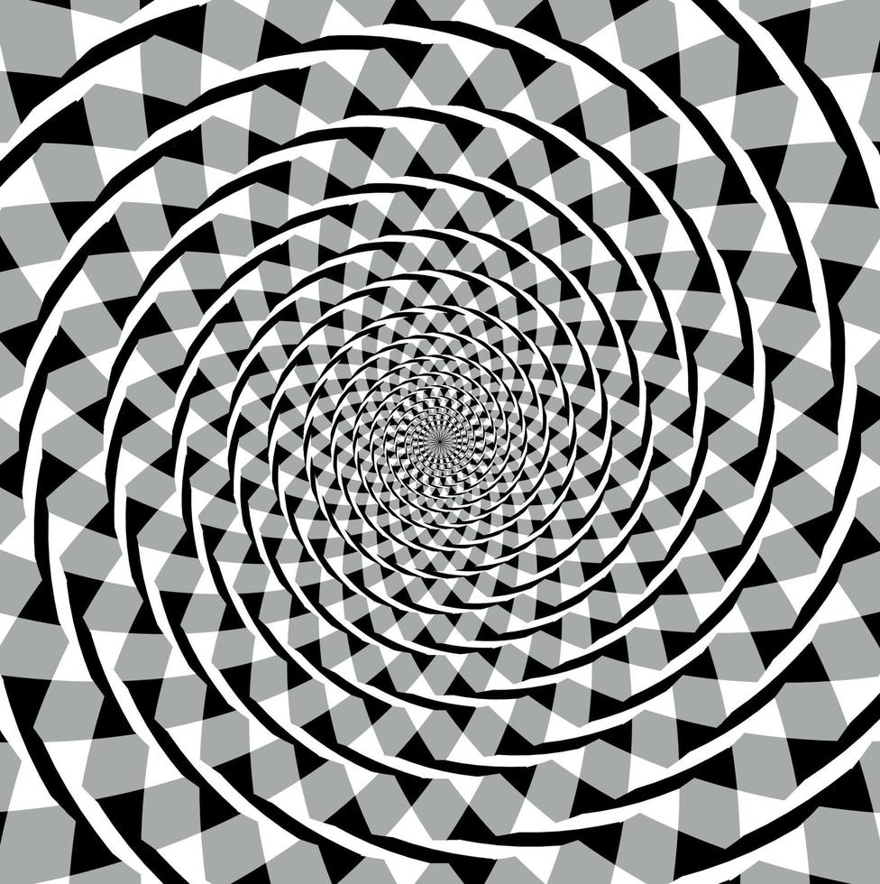illusion d'optique en spirale fraser vecteur