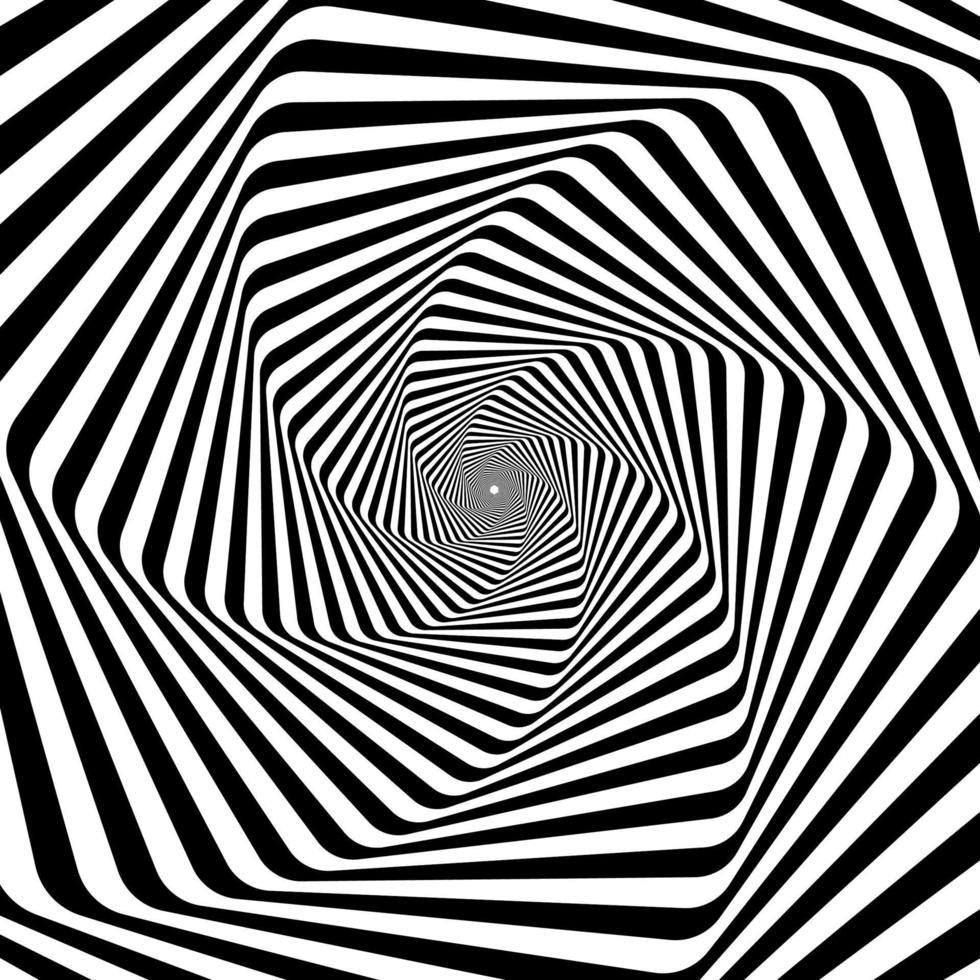 spirale hypnotique psychédélique vecteur