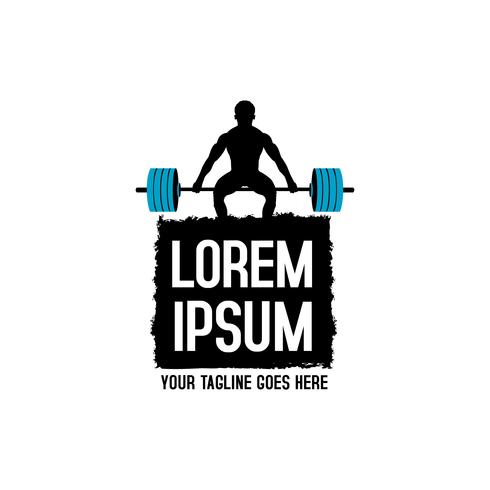 logo pro de remise en forme vecteur