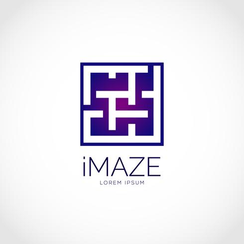 Logo Maze vecteur