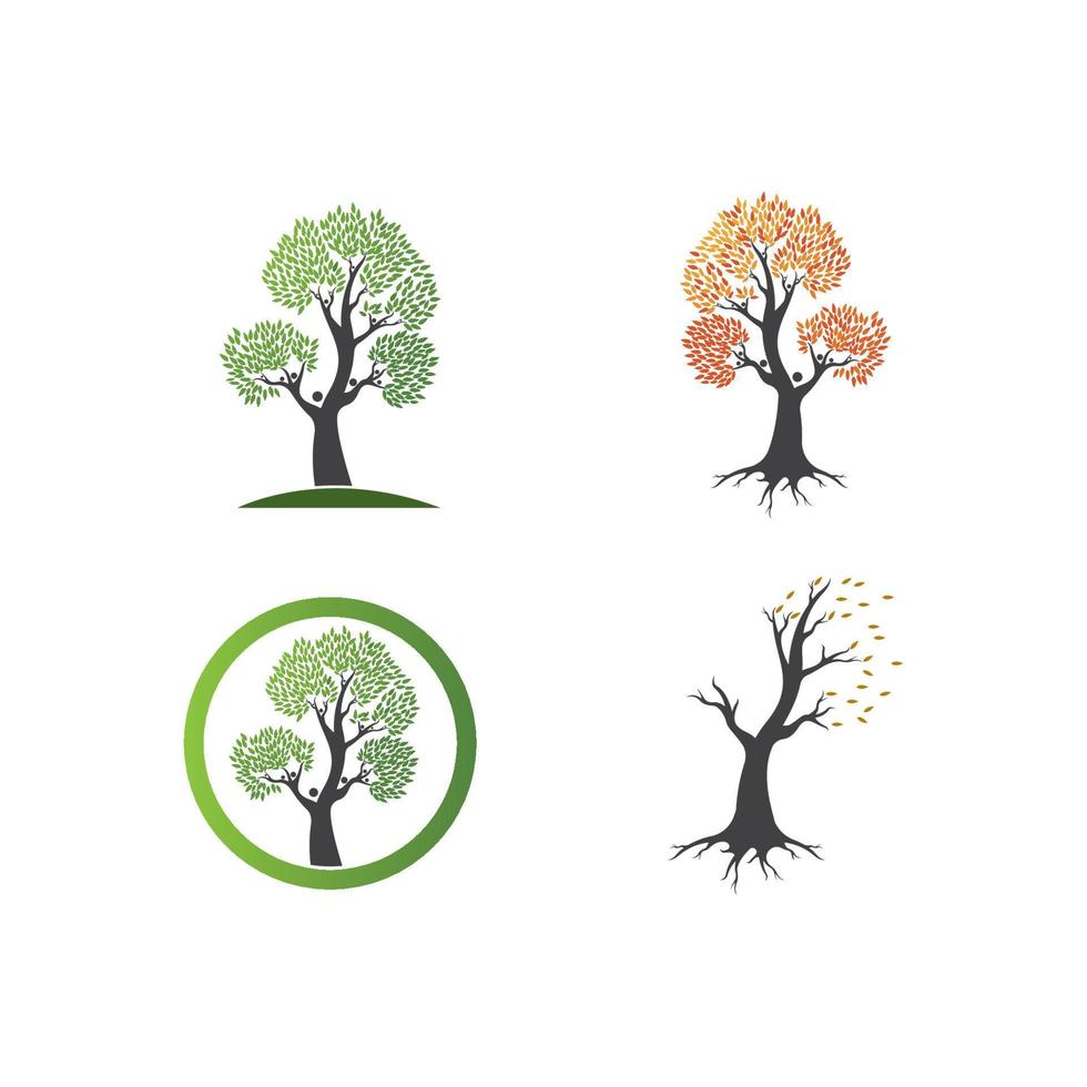conception de la nature des arbres vecteur