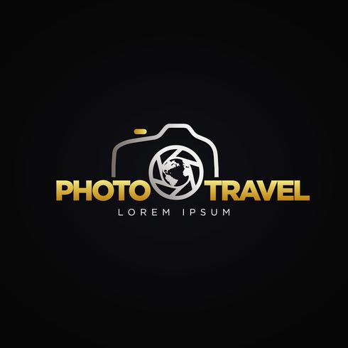 Photographie Voyage Logo vecteur