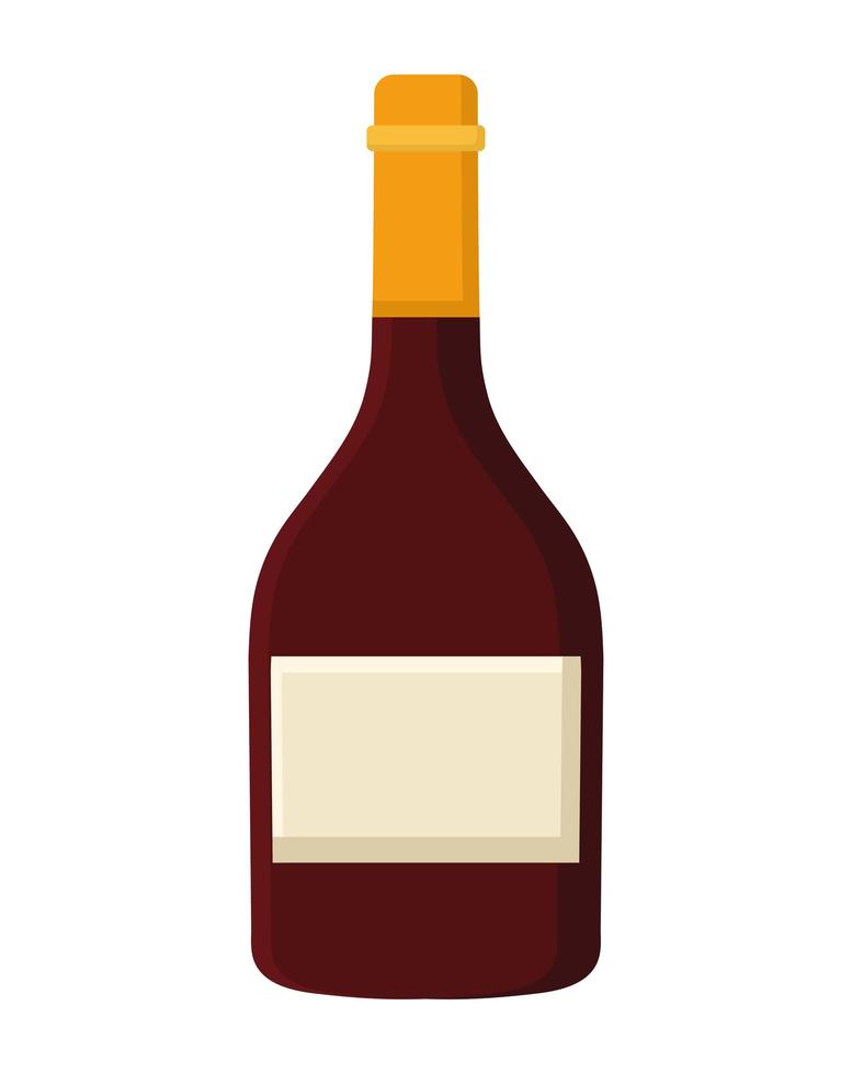 icône de bouteille de vin vecteur