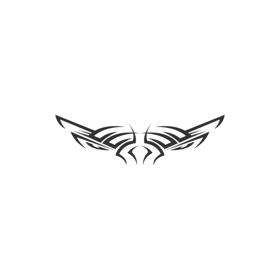 icône de tatouage modèle de conception de logo illustration vectorielle vecteur