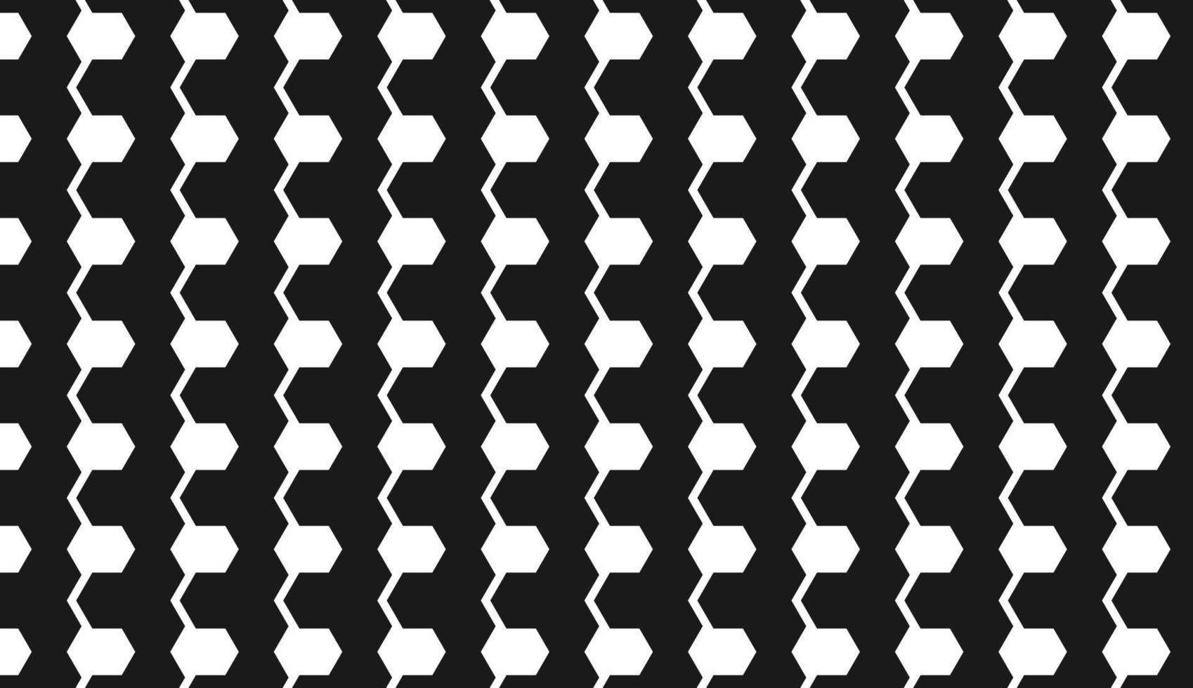 modèle sans couture. motif de polygone noir et blanc répétitif. conception de modèle simple. peut être utilisé pour des affiches, des brochures, des cartes postales et d'autres besoins d'impression. illustration vectorielle vecteur