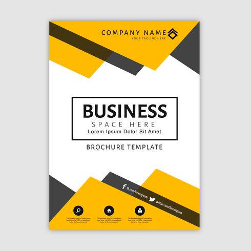 Modèle de brochure d&#39;entreprise vecteur