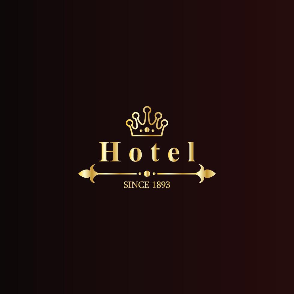 nouveau design de logo de luxe premium en image vectorielle pour restaurant, royauté, boutique, café, hôtel, héraldique, bijoux, mode et autres illustrations vectorielles vecteur