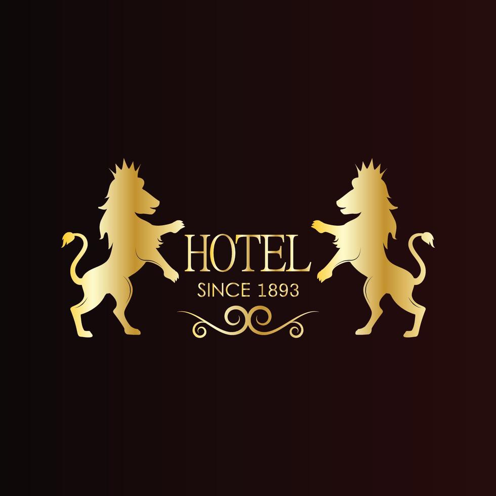 nouveau design de logo de luxe premium en image vectorielle pour restaurant, royauté, boutique, café, hôtel, héraldique, bijoux, mode et autres illustrations vectorielles vecteur