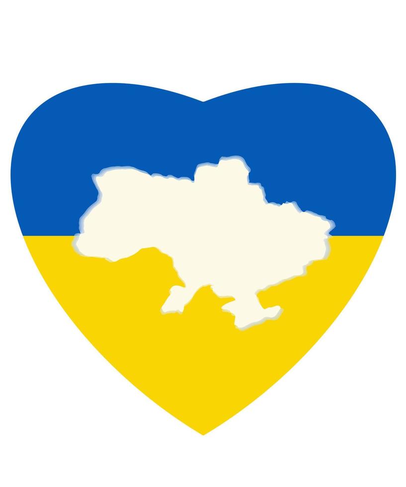 symbole d'icône vectorielle de la république d'ukraine. illustration de concept de paix et de guerre. nationalité officielle peuple ukrainien ou étiquette de drapeau. couleur jaune et bleue pour le drapeau de l'ukraine. vecteur