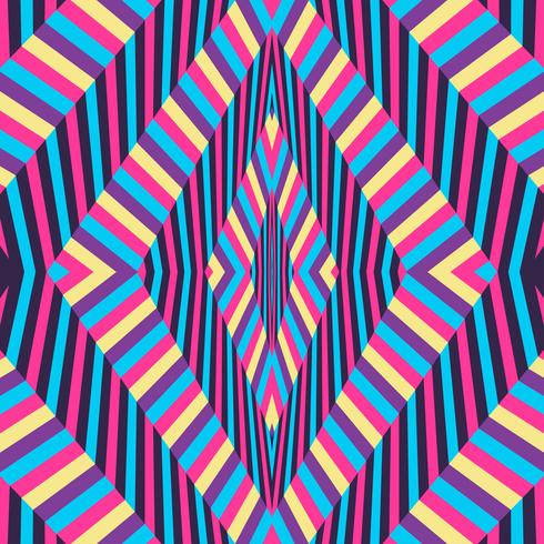 Illusion d&#39;optique fond coloré vecteur