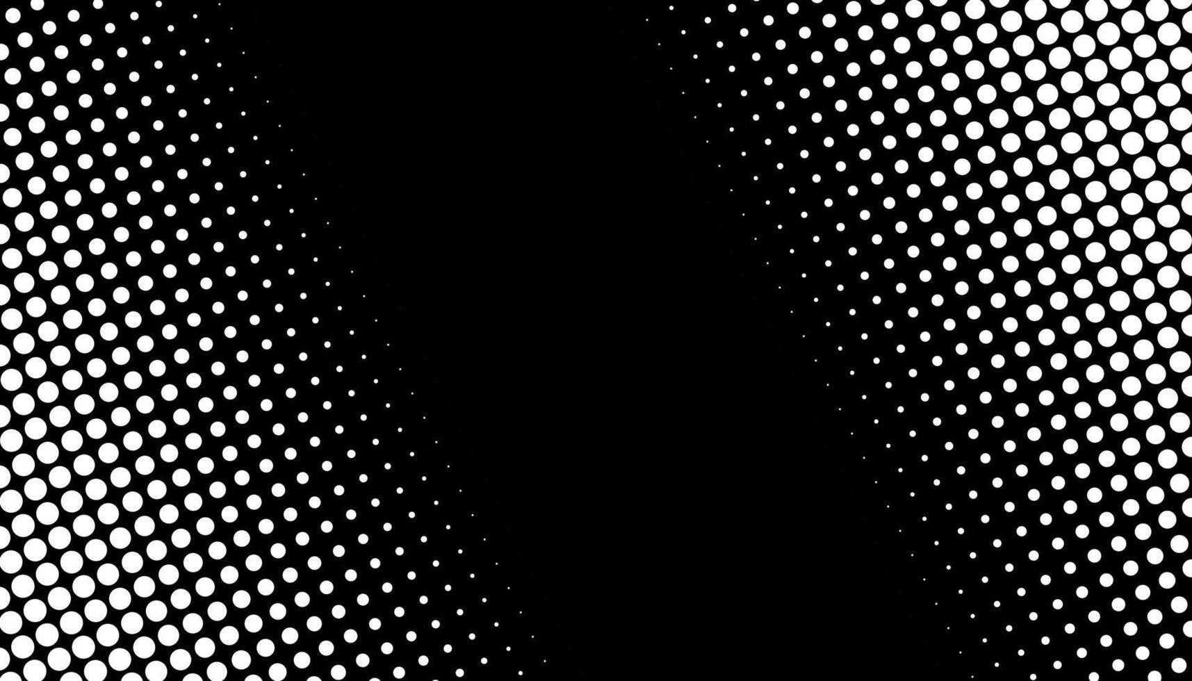 dégradé de demi-teintes rétro à partir de points. fond de demi-teinte monochrome blanc et noir avec des cercles. illustration vectorielle. vecteur