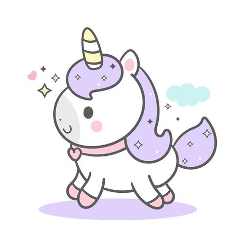 Vecteur de mignonne Licorne