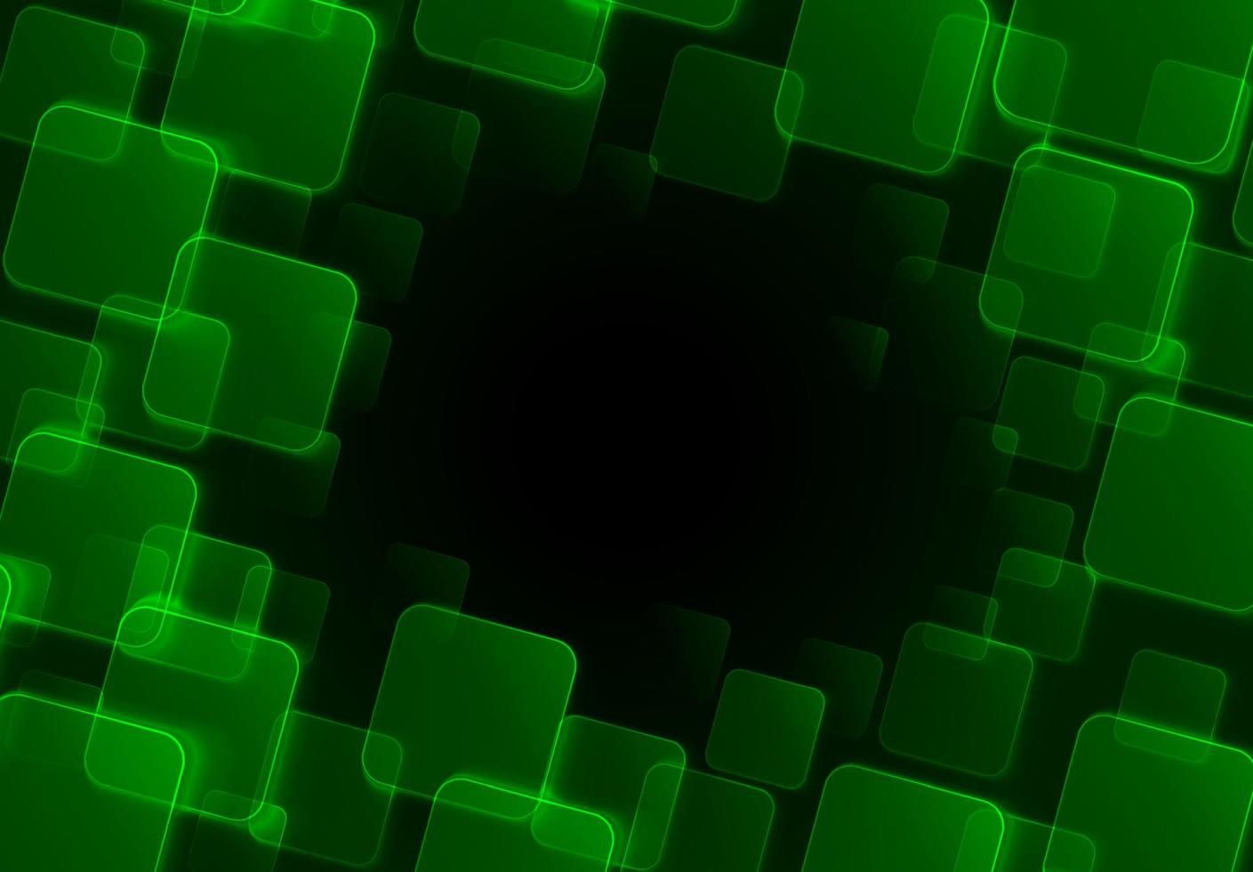 abstrait carré vert .illustration vectorielle vecteur