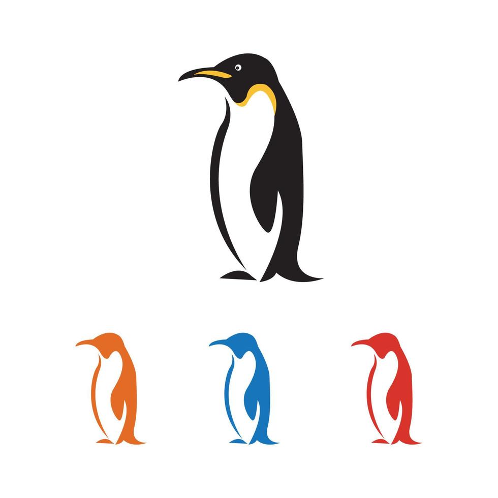 illustration de logo de pingouin vecteur