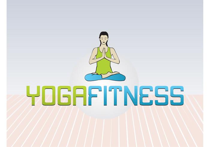 Logo de yoga vecteur
