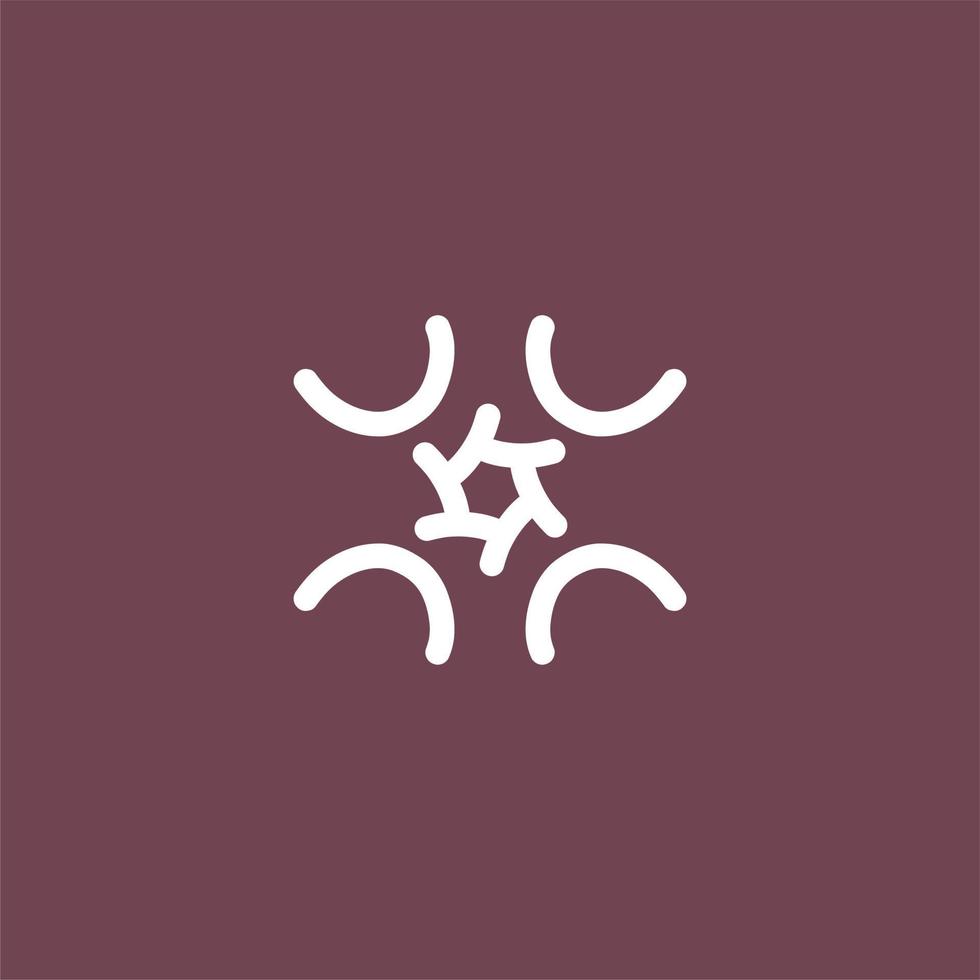 conception de logo minimaliste esthétique adaptée à votre logo vecteur