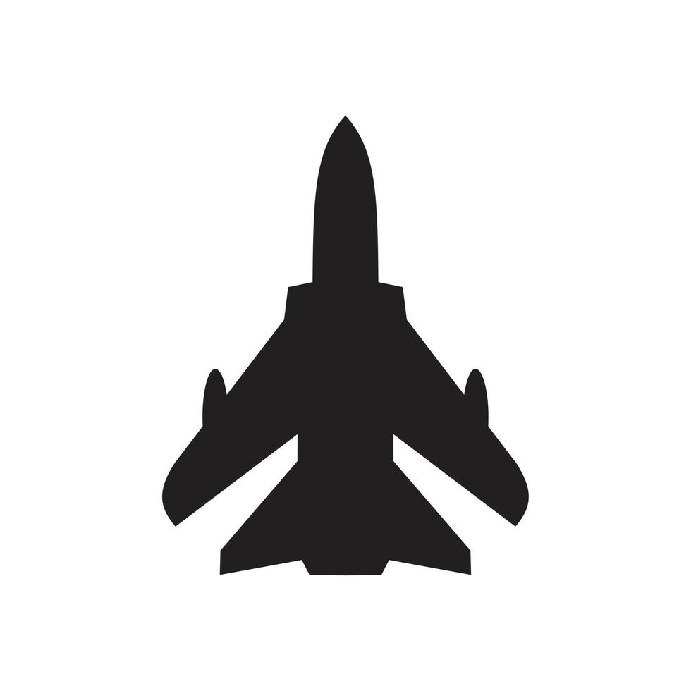 modèle d'icône d'avion à réaction couleur noire modifiable. symbole d'icône d'avion à réaction illustration vectorielle plate pour la conception graphique et web. vecteur