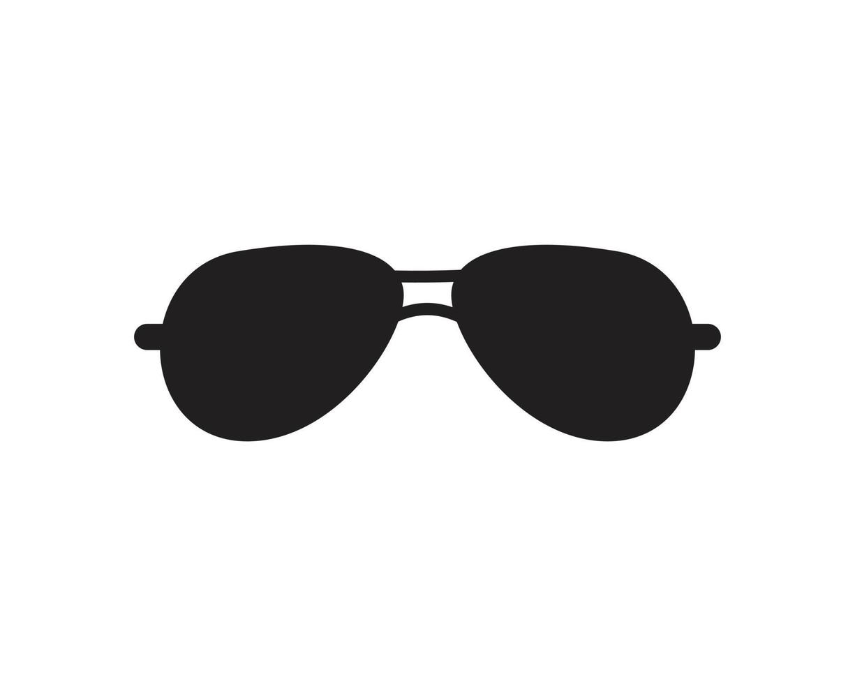 symbole d'icône de lunettes illustration vectorielle plate pour la conception graphique et web. vecteur
