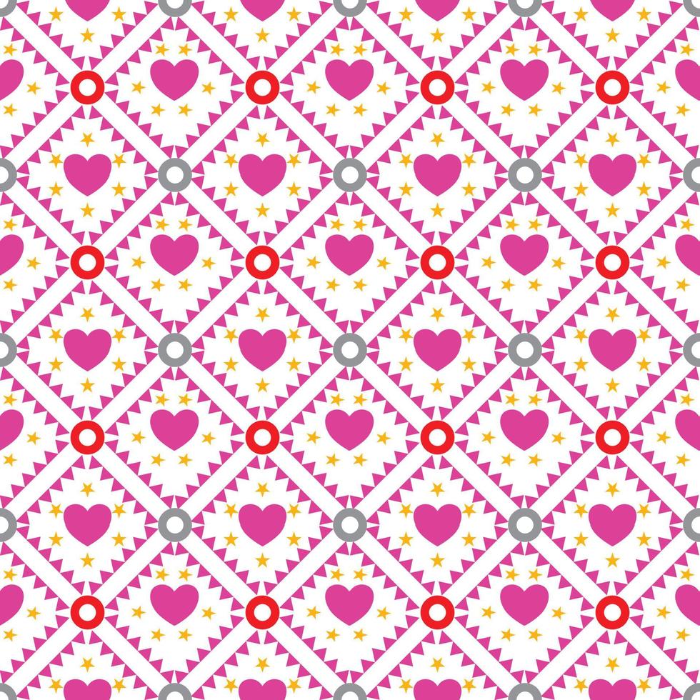 motif de tissage carré plus fréquent, motif vectoriel sans couture. texture élégante moderne. conception graphique à la mode pour l'équipement de test de vêtements, intérieur, mini coeur de papier peint.