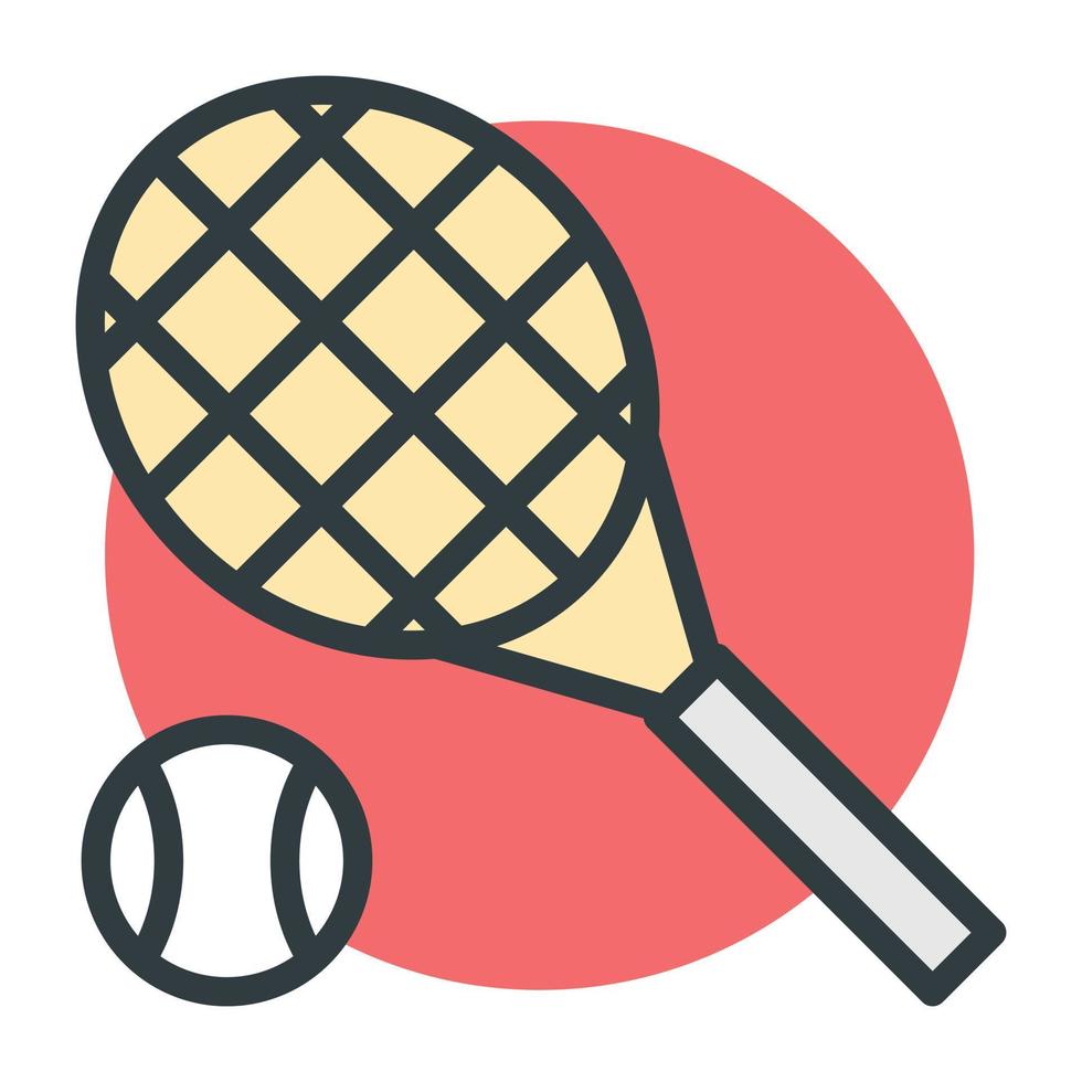 concepts de tennis à la mode vecteur