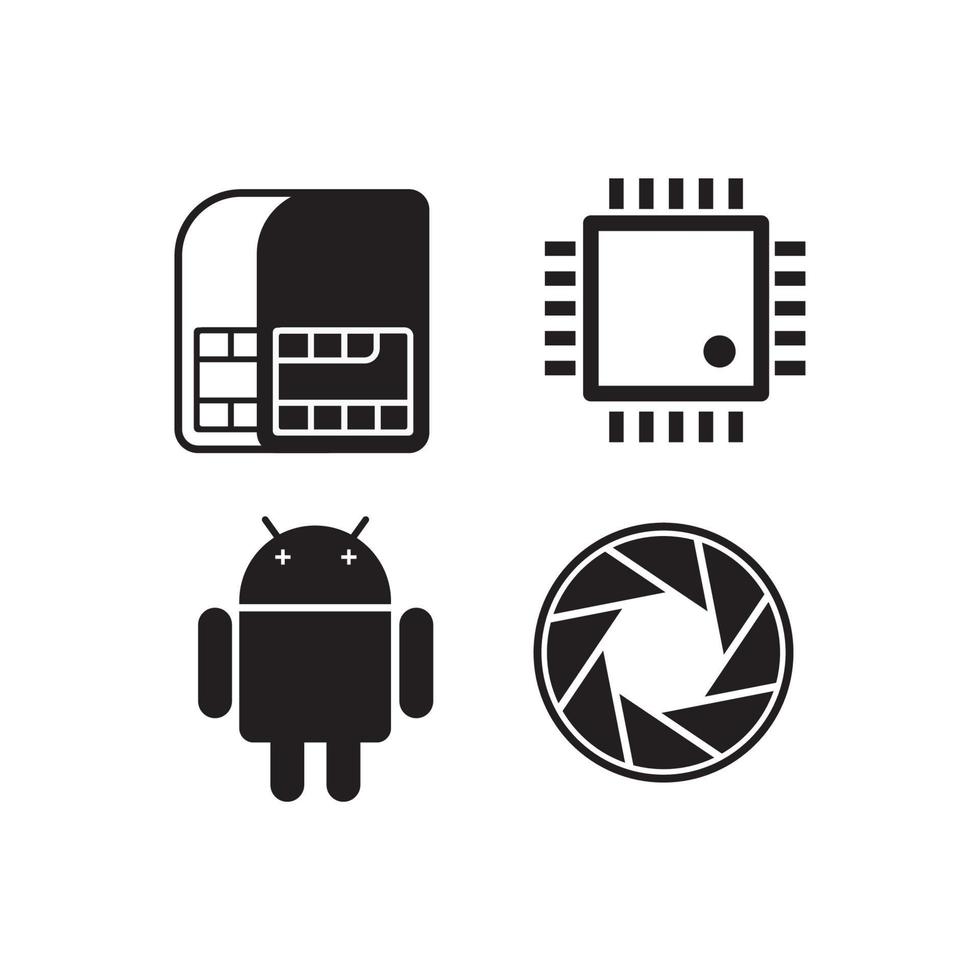 android icon.app vector.application signe signe isolé sur fond blanc. illustration médiatique simple pour les plateformes web et mobiles. vecteur