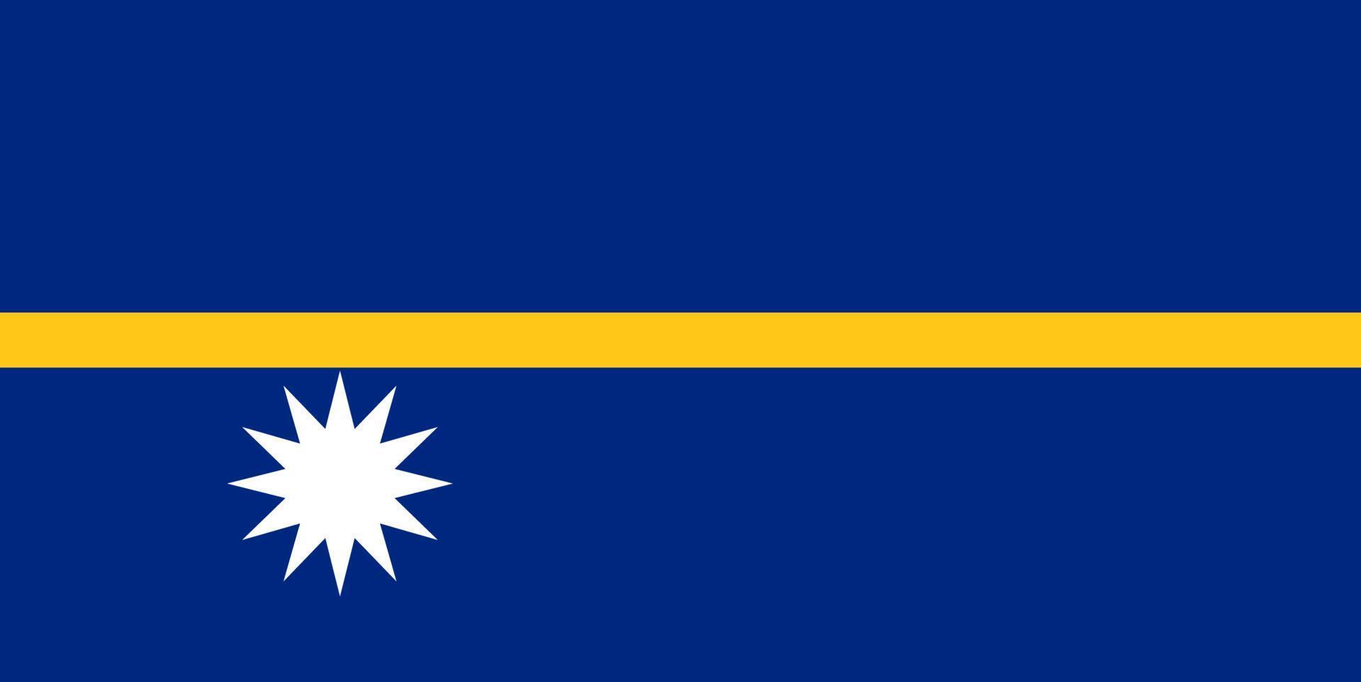 drapeau de nauru vecteur