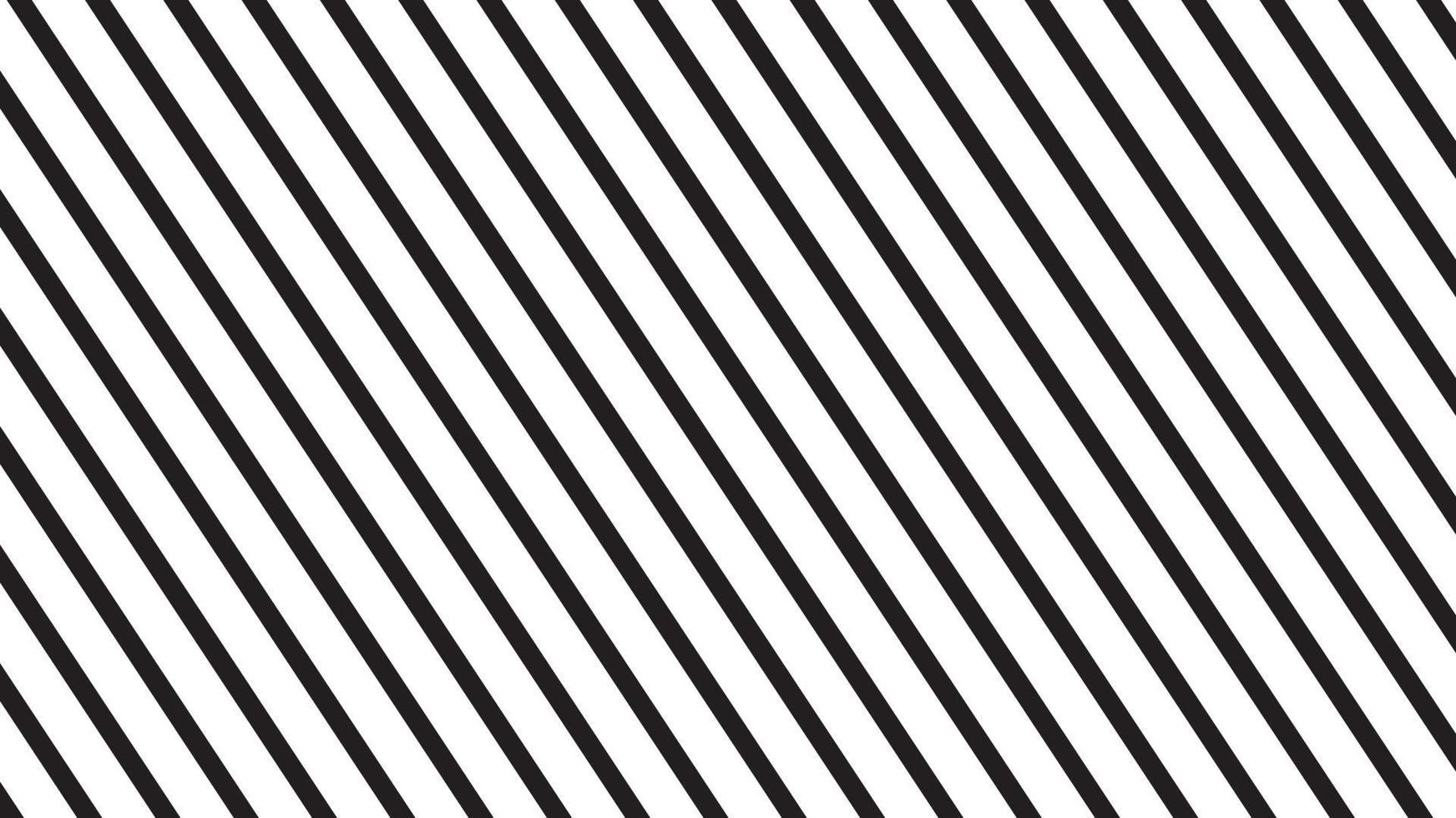 le motif noir des lignes. lignes diagonales monochrome rayé vecteur