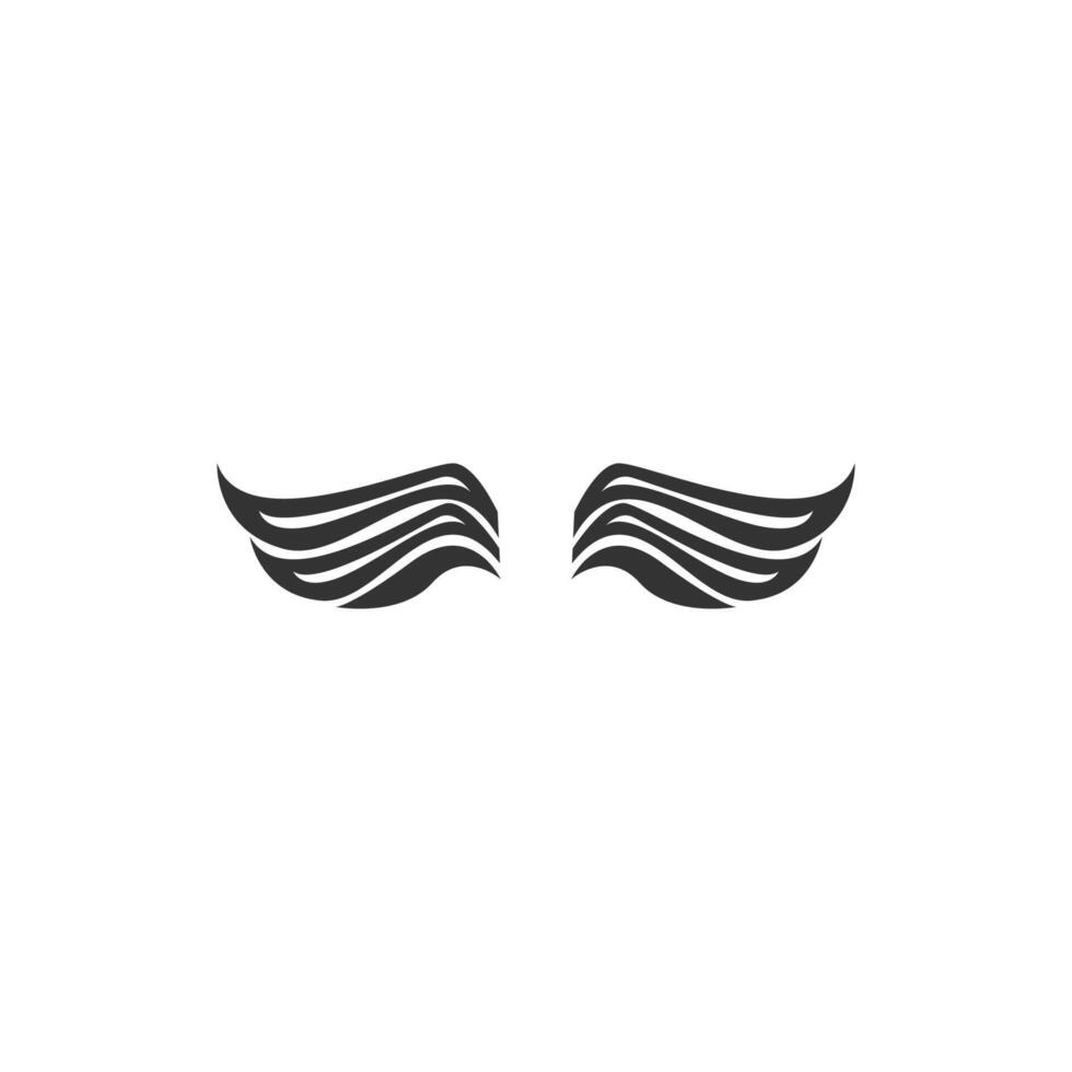 aile logo icône symbole conception modèle vecteur
