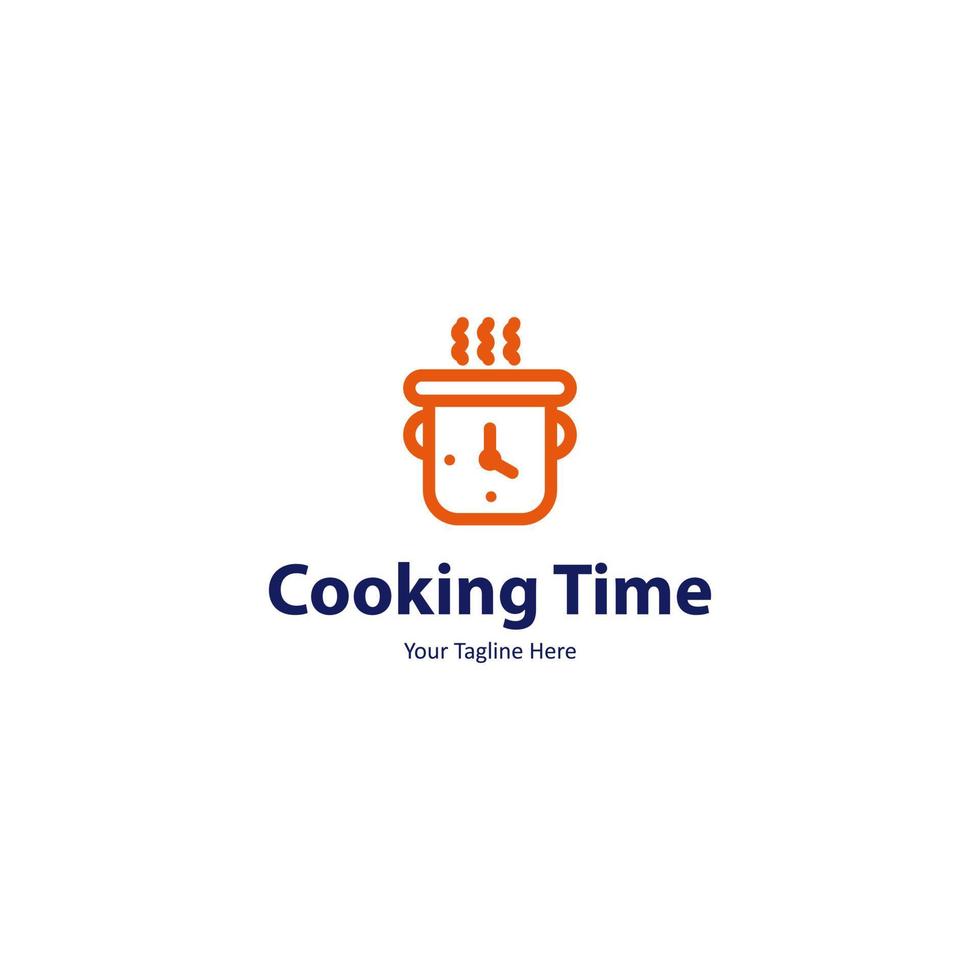 temps de cuisson logo icône inscrivez vous symbole vecteur