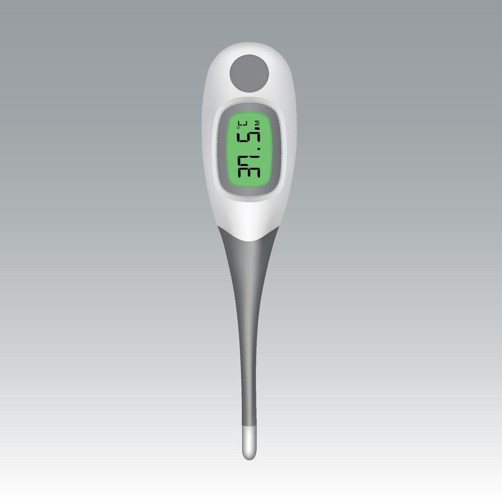 illustration vectorielle de thermomètre de fièvre vecteur