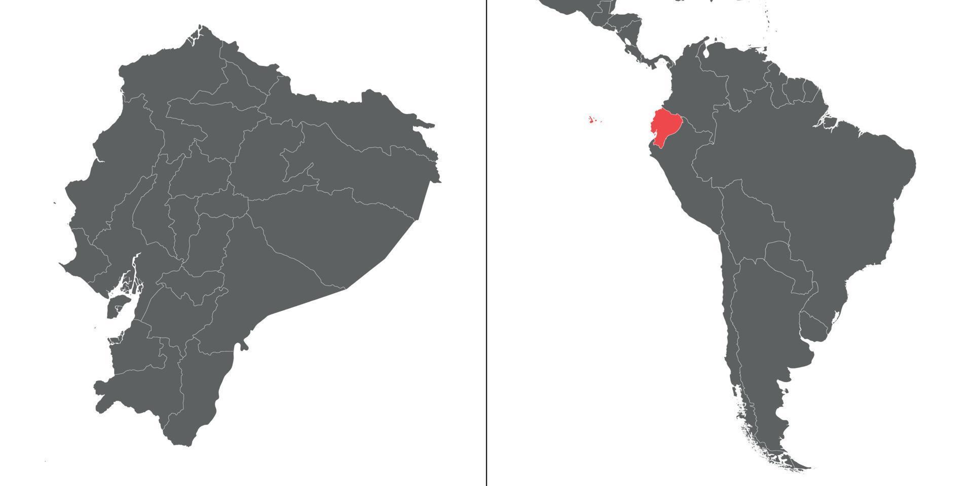 carte avec emplacement vecteur