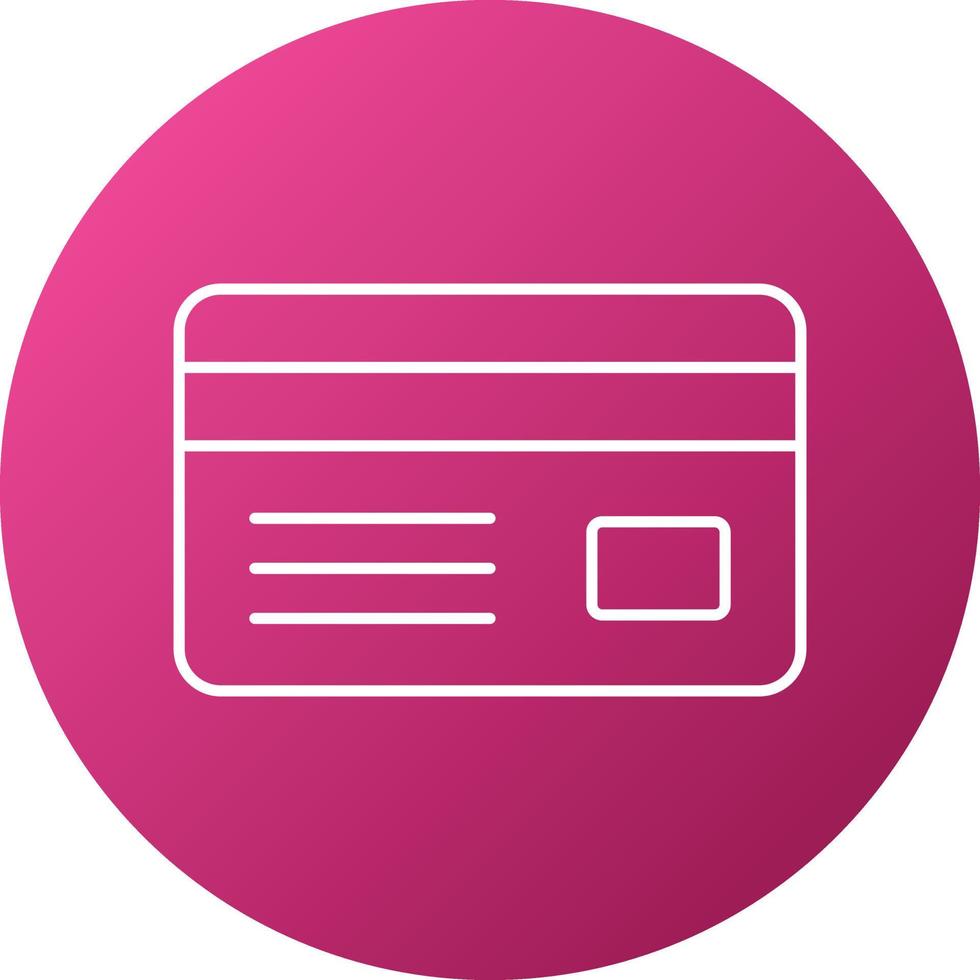 style d'icône de carte de crédit vecteur