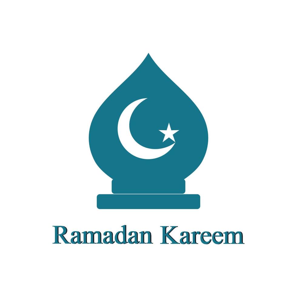 ramadan logo fond icône illustration vectorielle vecteur