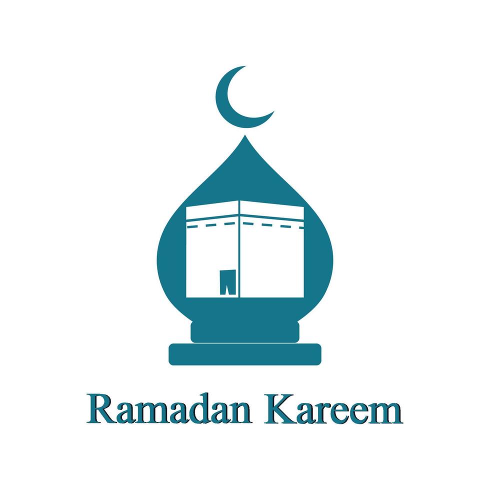 ramadan logo fond icône illustration vectorielle vecteur