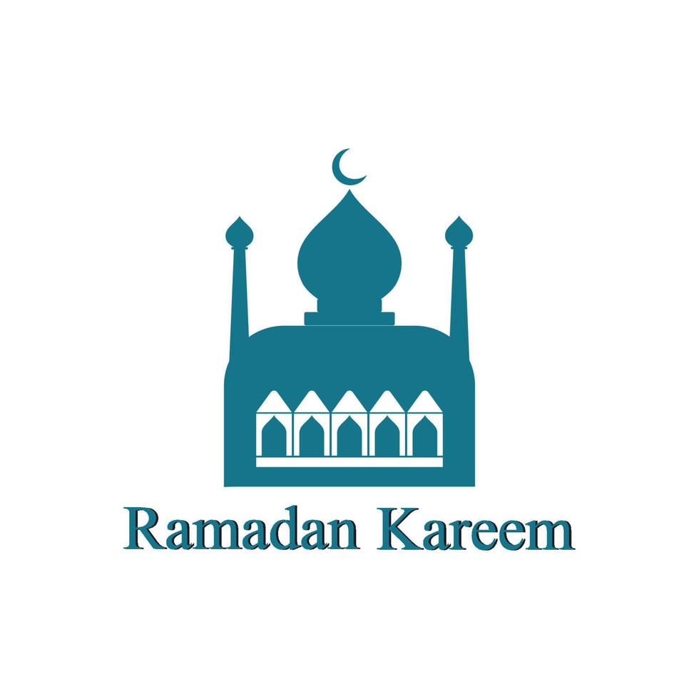 ramadan logo fond icône illustration vectorielle vecteur