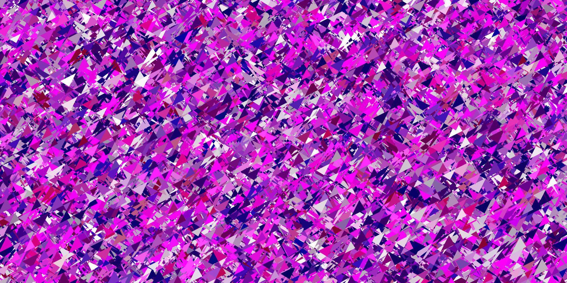 fond de vecteur violet clair, rose avec un style polygonal.