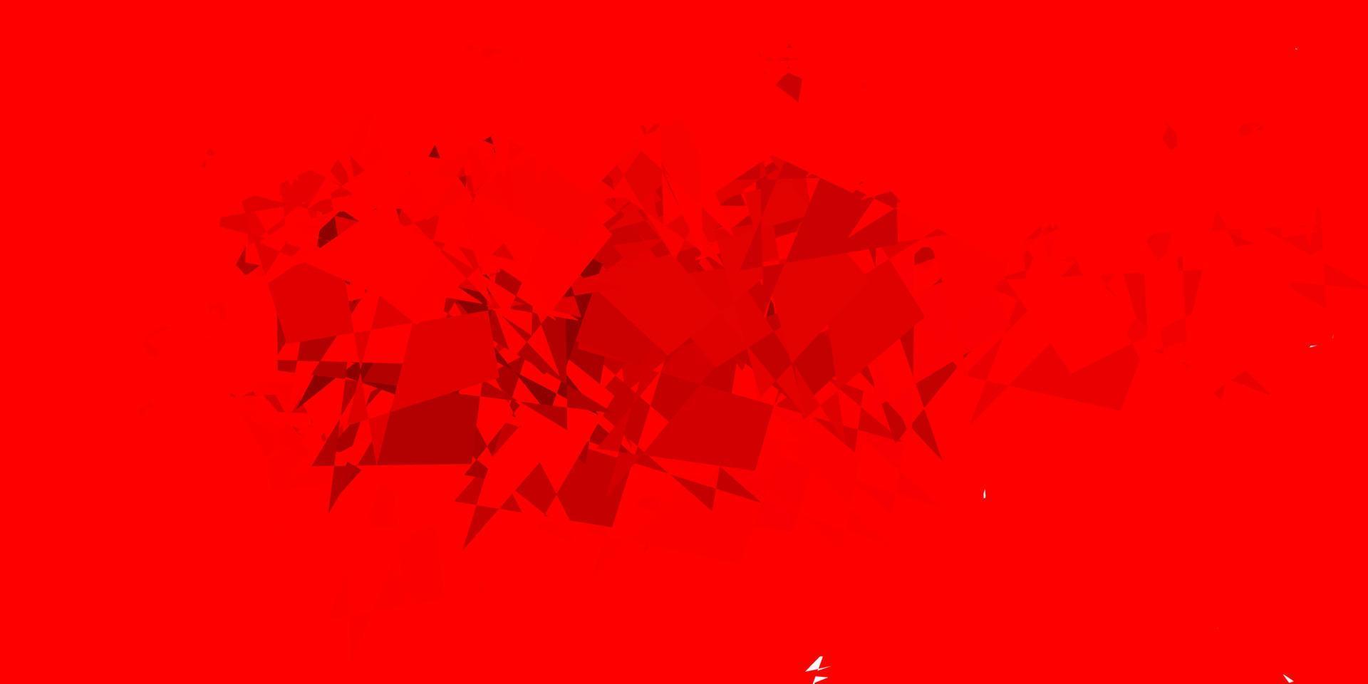 modèle de vecteur rouge clair avec des formes abstraites.