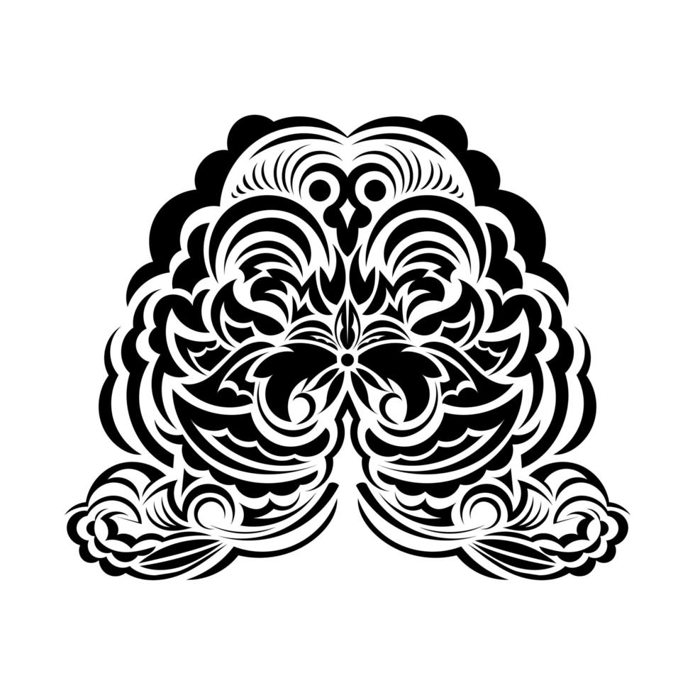 ornement floral de monogramme de bordure de cadre victorien baroque vintage. tatouage noir et blanc filigrane calligraphique vecteur héraldique bouclier tourbillon