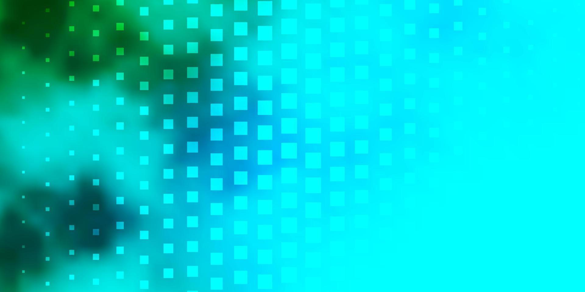 modèle vectoriel bleu clair, vert dans des rectangles.